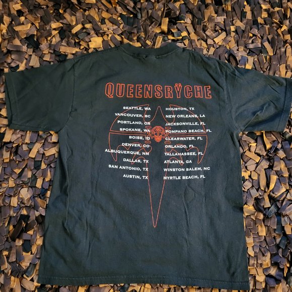 Vintage Queensryche "Back with One Foot in Hell" 2004 US Tour Double-Sided Conce - Picture 3 of 5